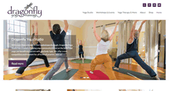 Desktop Screenshot of dragonflyyogastudio.com