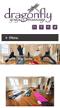 Mobile Screenshot of dragonflyyogastudio.com